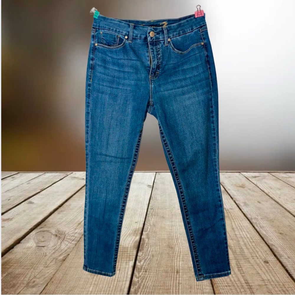 Seven 7 tummyless high rise skinny jeans
